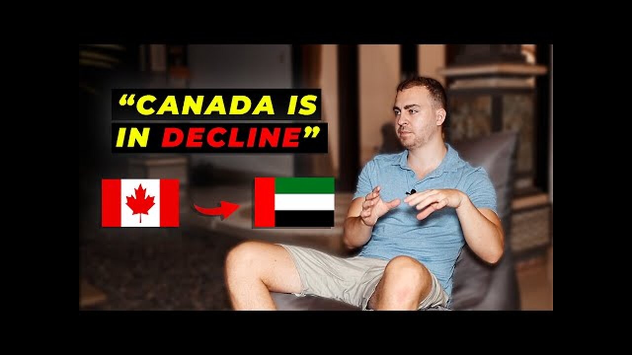 Why He Paid $500,000 to Escape Canada for Dubai