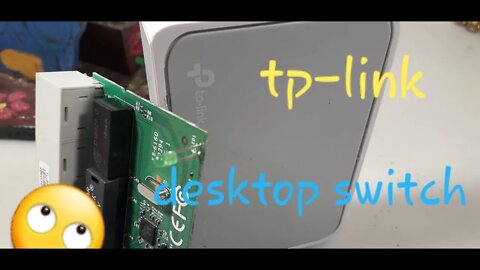 Tp-link Desktop Switch teardown first live test