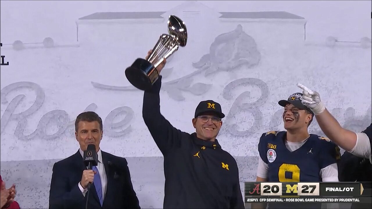 2024 Rose Bowl: Michigan 27 Alabama 20