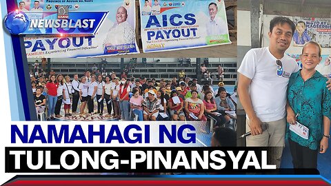 Sen. Bato Dela Rosa at Sen. Bong Go, namahagi ng tulong-pinansyal sa Agusan del Norte