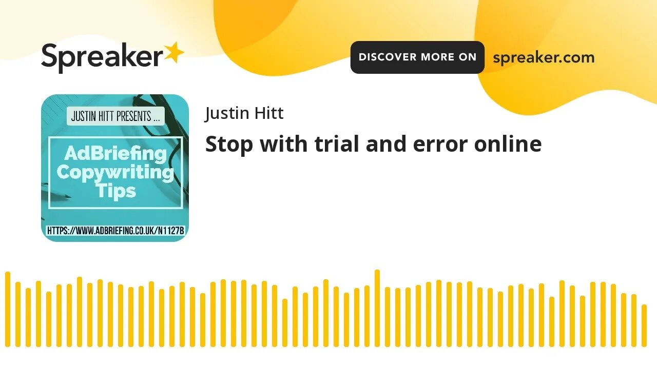 Stop with trial and error online