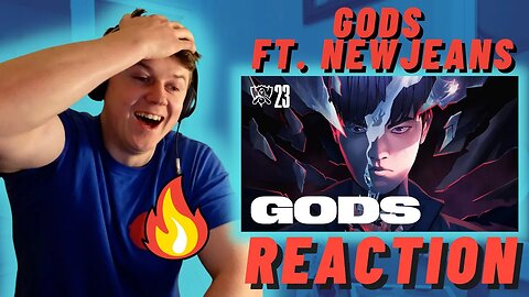 🇰🇷GODS ft. NewJeans (뉴진스) | IRISH REACTION | Worlds 2023 Anthem - League of Legends