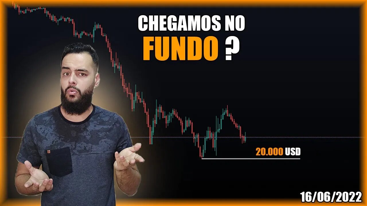 Chegamos No FUNDO?! Comprei Bitcoin!! Análise BTC 16/06/2022