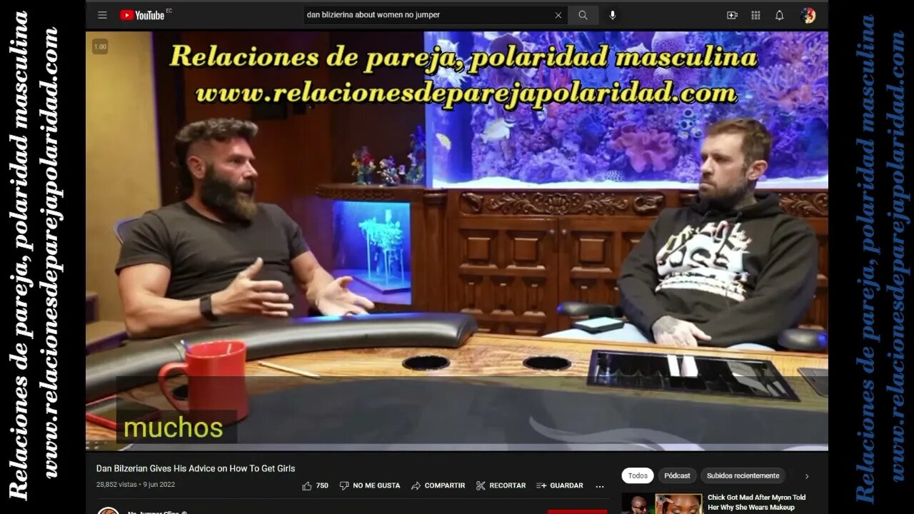 Dan Bilzerian nos habla un poco de mujeres, mis comentarios y reacción sobre ello