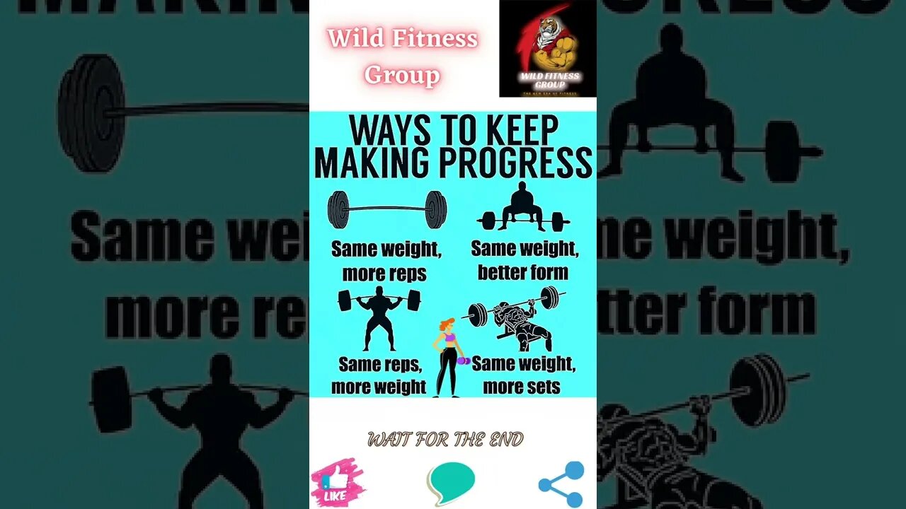 🔥Ways to keep making progress🔥#shorts🔥#wildfitnessgroup🔥19 September 2022🔥