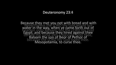 Deuteronomy Chapter 23