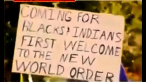 You Negro, Latinos, Native Indians are the No1 Target of the NWO