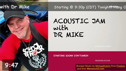 Sessions Live! Acoustic Jam with Dr Mike