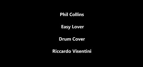 Phil Collins - Easy Lover - Drum Cover