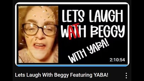 12-6-2024 SamanthaJean "Lets Laugh With Beggy Featuring YABA!" w/ live chat (starts at 1:02:00)