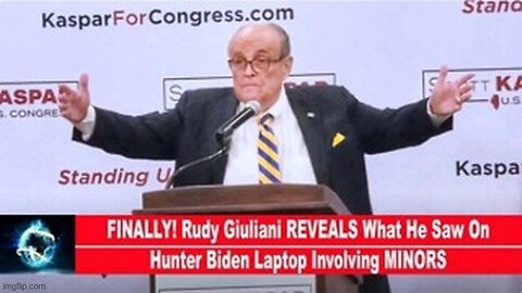 Finally! Rudy Giuliani Reveals What He Saw on Hunter Biden Laptop Involving Minors!