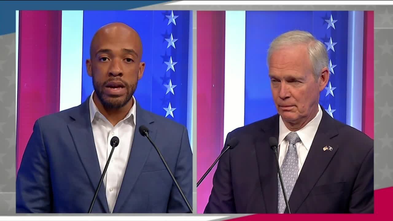 TMJ4 Senate Debate: Ron Johnson and Mandela Barnes sparred in final debate ahead of November election