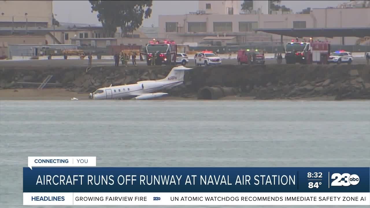 Small plane crash at San Diego naval station