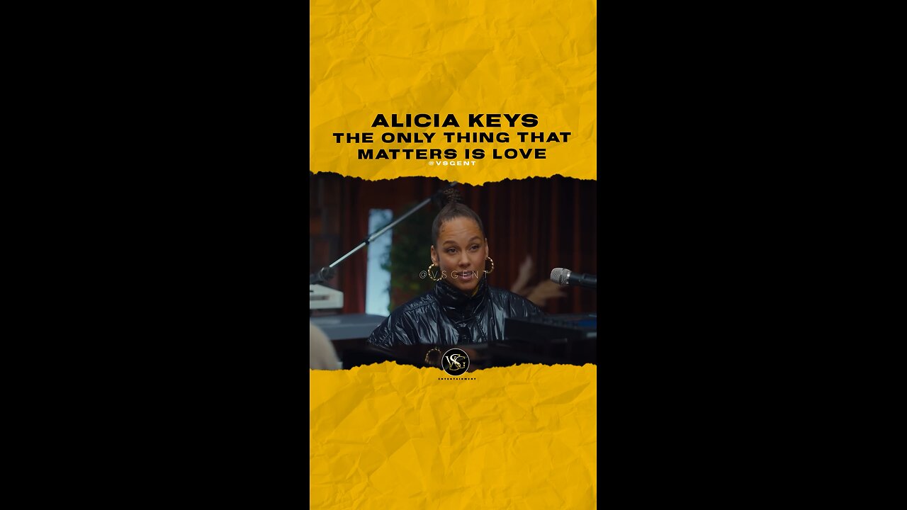 @aliciakeys The only thing that matters is ❤️