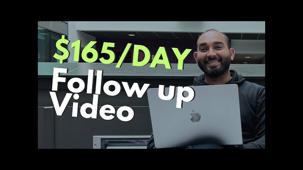 PASSIVE INCOME | Made $165 in 5 MINUTES | FOLLOW UP VIDEO