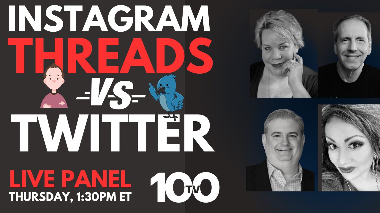 Instagram Threads: Twitter Killer or Data Invader? | 100TV Panel