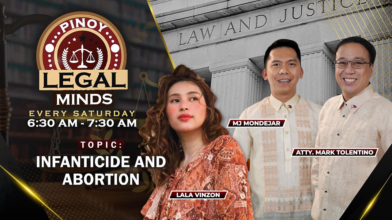 LIVE: Infanticide and Abortion - Pinoy Legal Minds | October 14, 2023