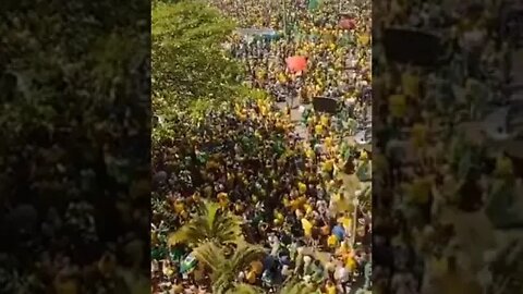 07/09/22, Rio de Janeiro, povo na rua celebrando Independência e apoio a Bolsonaro.