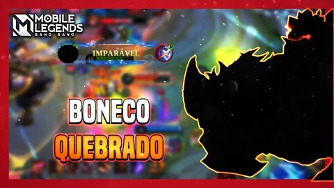 UÉ PQ MEU BONECO N TOMA DANO KKKKKKKKKKKKKKKKKKK | Mobile Legends