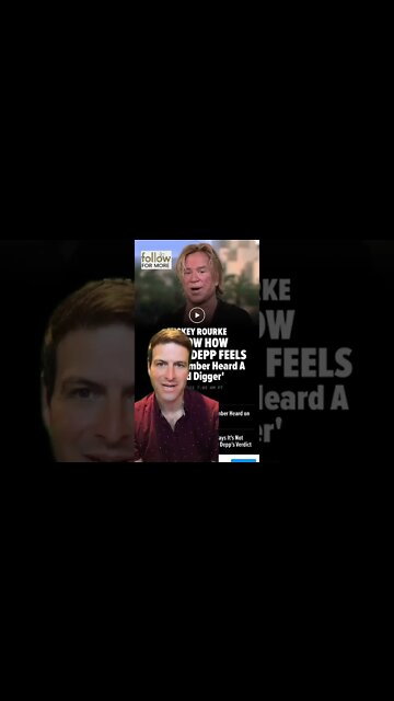 “Amber Heard Is A Gold Digger” Actor Mickey Rourke #comedy #amberheard