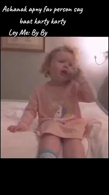 Cute baby cute talking