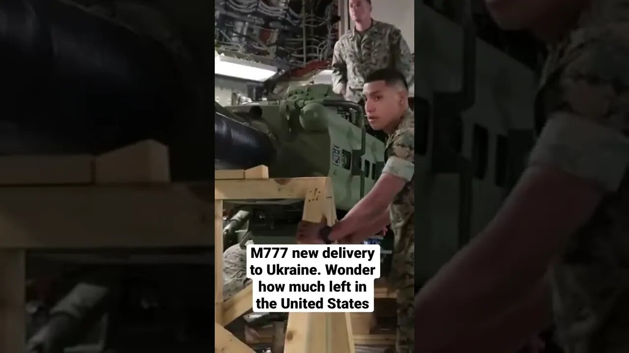 New M777 delivery to Ukraine.