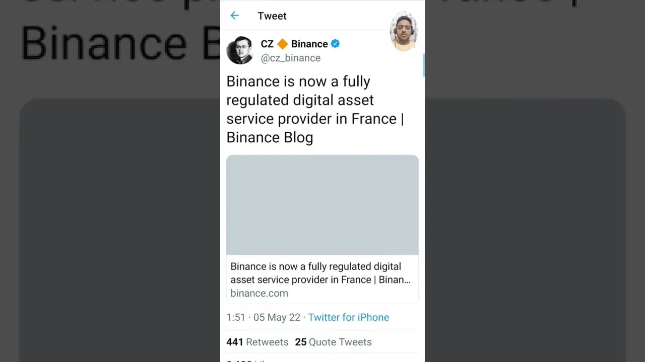 BINANCE NOW IN FRANCE #cryptomash #ytshorts #cryptonews #cryptoupdates #viralvideo2022 #viral