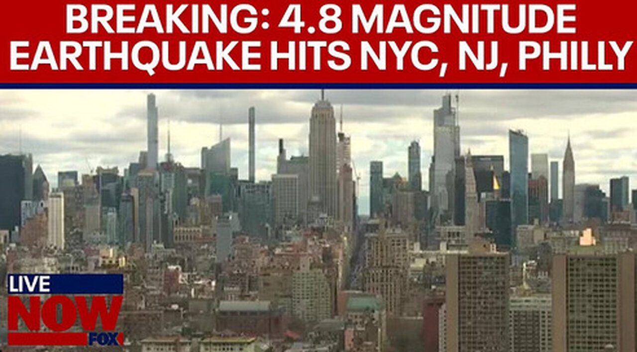 EARTHQUAKE RATTLES NYC,NEW JERSEY