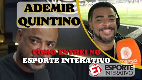 ADEMIR QUINTINO Fala sua Historia no Esporte Interativo e Sobre o Santos seu time de Coração