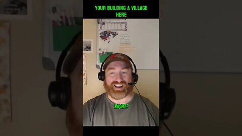 your building a village here