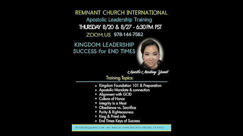 Kingdom Leadership by Apostle Maritony