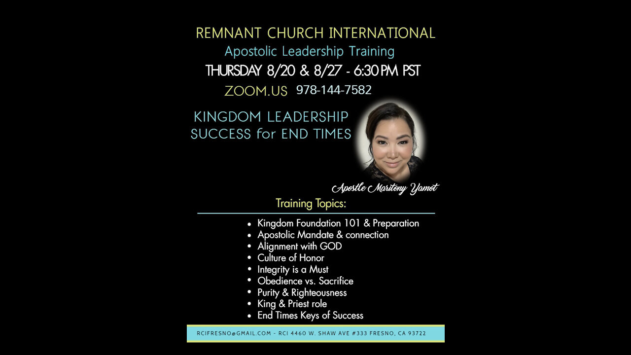 Kingdom Leadership by Apostle Maritony