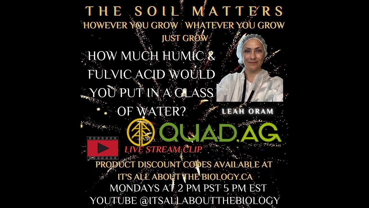 How Much Humic & Fulvic Acid Would You Put In A Glass Of Water?