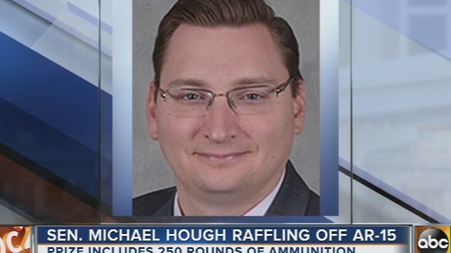 Sen. Michael Hough holds raffle for AR-15