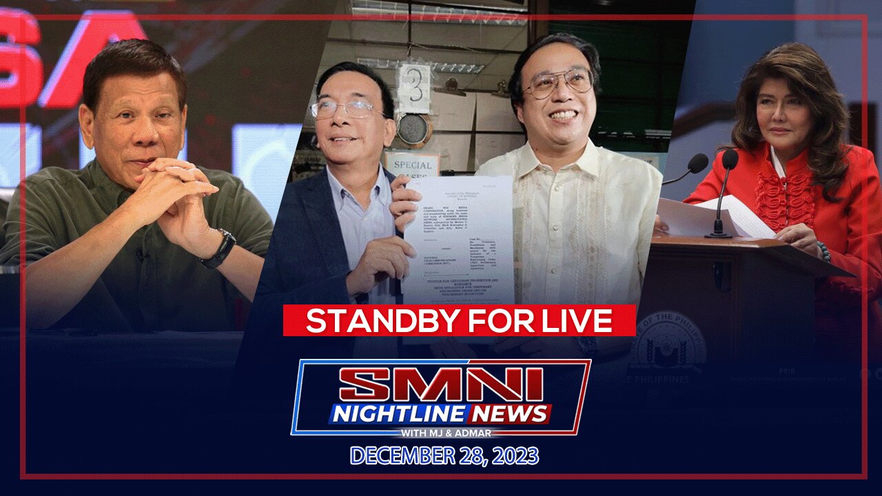 SMNI Nightline News with MJ Mondejar and Admar Vilando | December 28, 2023