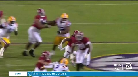 Lions trade back to draft Alabama RB Jahmyr Gibbs 12th overall