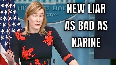 Biden tries a NEW LIAR at Today’s Press Briefing - FAILS MISERABLY!
