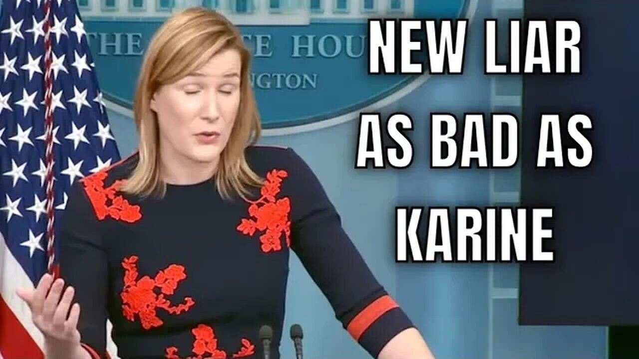 Biden tries a NEW LIAR at Today’s Press Briefing - FAILS MISERABLY!