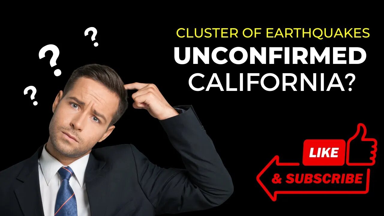 Cluster of Earthquakes in Southern California -Unconfirmed?