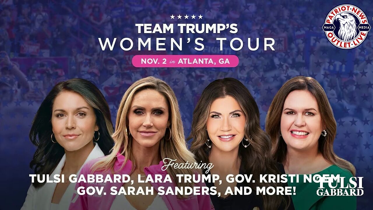 LIVE REPLAY: Team Trump's Women's Tour | 11-02-2024