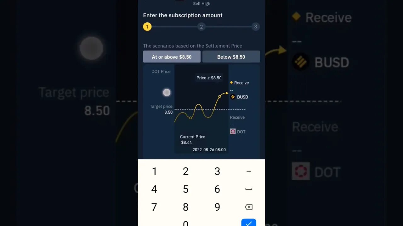 DOT 146% DUAL INVESTMENT BINANCE REWARD#dualinvestment #binanceearn #binance #polkadot #polkadotcoin