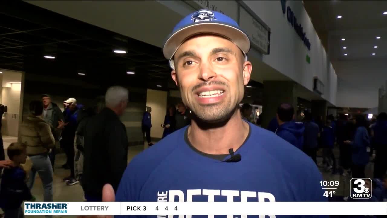 'Better Together Blue Out' held at Creighton Men's Basketball game