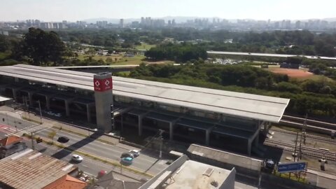 Tour #dronemassa, estação CPTM Eng. Goulart/ Parque ecológico Tietê.