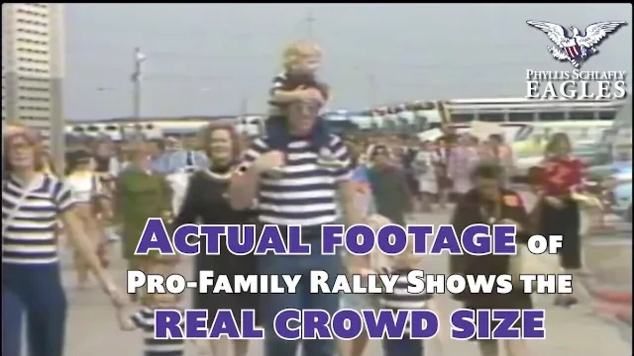 ACTUAL FOOTAGE Of Pro-Family Rally Shows The Real Crowd Size