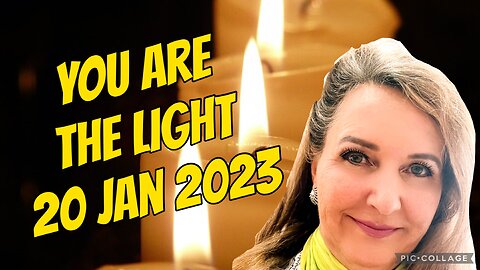 YOU ARE THE LIGHT/ prophetic word/20 Jan 2023