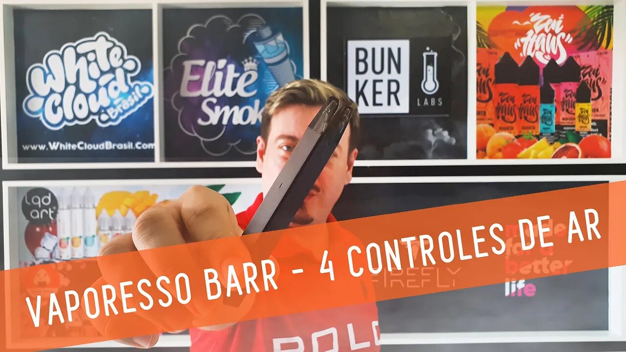 Análise Vaporesso Barr - Pod System com 4 controles de fluxo de ar