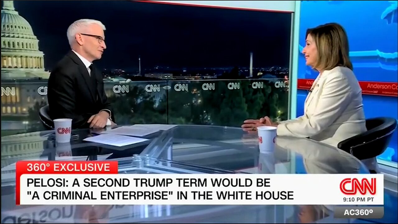 Pelosi - A Second Trump Term Would Be a Criminal Enterprise In The WH - HaloRock