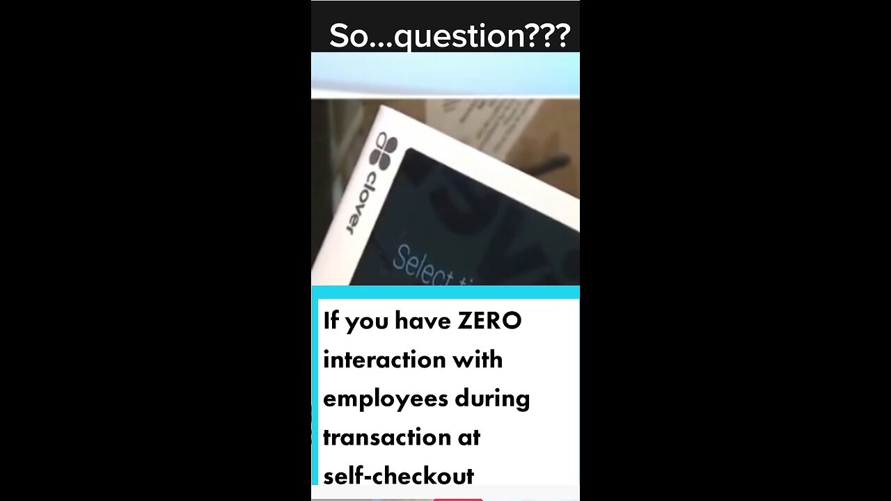 If YOU have ZERO interaction with employees durin transaction at self-checkout machine...do you TIP?