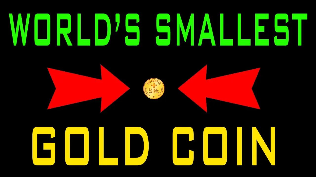 World's Smallest Gold Coin Coming Soon!