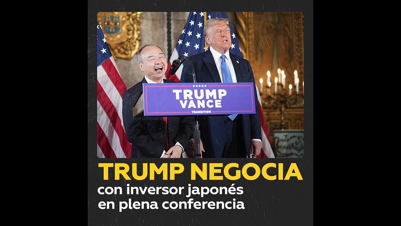 Donald Trump negocia 200.000 de dólares en plena conferencia de prensa